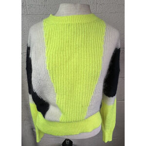 ESSENTIEL ANTWERP Mohair Blend graphic intarsia-knitted sweater Size Small